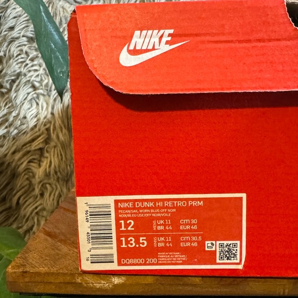 Nike Dunk High Retro PRM Vintage Pecan Sail. Men’s (12) Women’s (13.5) - Picture 13 of 13